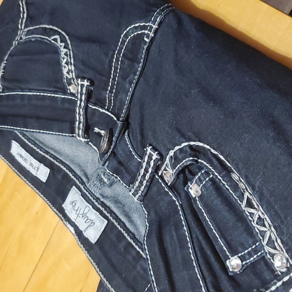 Women's Daytrip 27R skinny jeans, Perfect Like New condition π€© Dark Wash - Picture 13 of 15